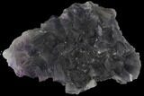 Purple-Blue, Cubic Fluorite Crystal Cluster - Pakistan #112096-2